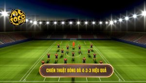 Chiến thuật bóng đá 4-3-3 hiệu quả