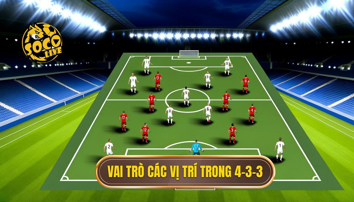 Chiến thuật Bóng Đá 4-3-3 Hiệu Quả: Phân Tích Chuyên Sâu Từ SOCOLIVE 2 Phần 2_ Phân Tích Vai Trò Từng Vị Trí Trong 4-3-3