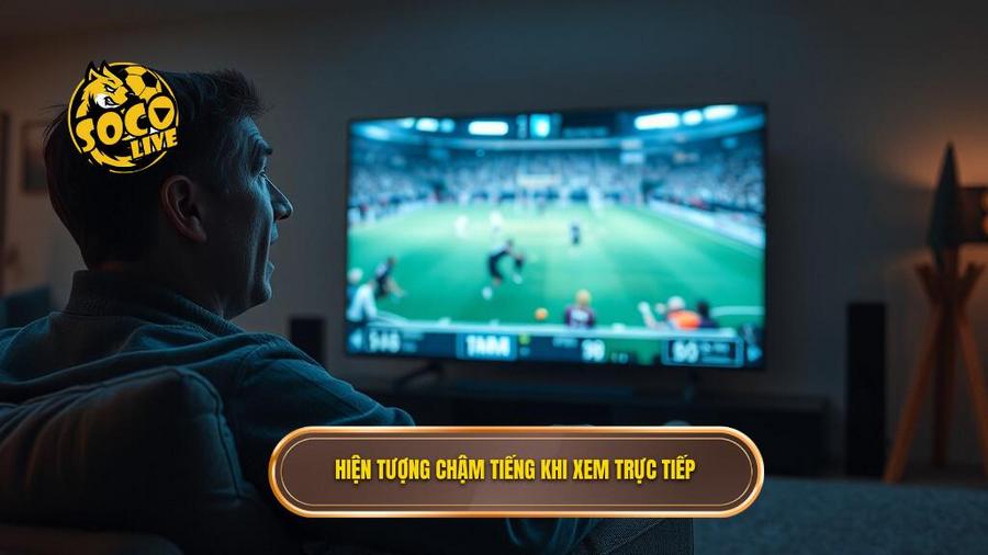 1. Hiện tượng chậm tiếng khi xem trực tiếp