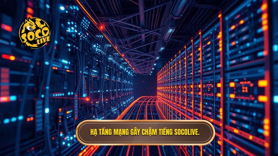 2. Hạ tầng mạng gây chậm tiếng Socolive.
