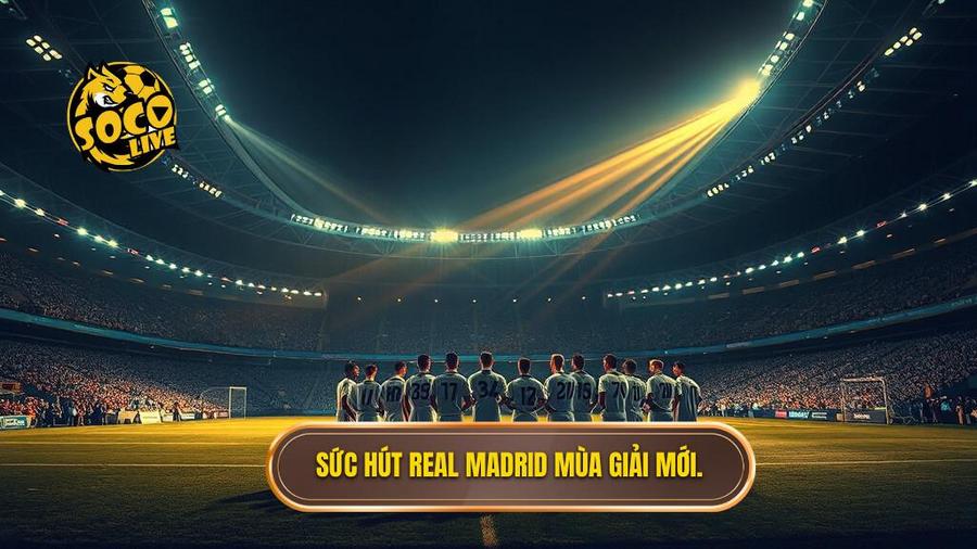 2. Sức hút Real Madrid mùa giải mới.
