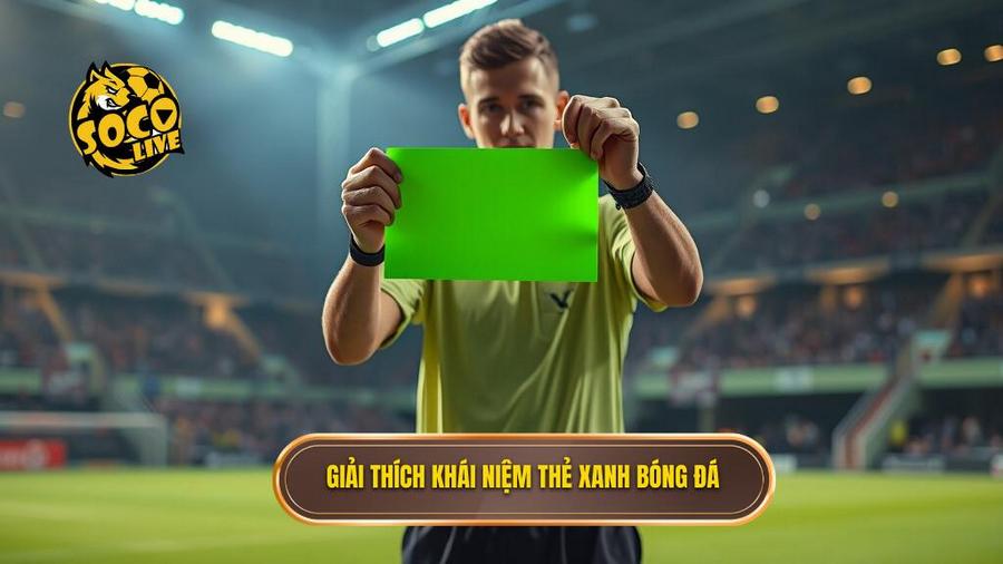Khái niệm cơ bản: Thẻ xanh trong bóng đá là gì?