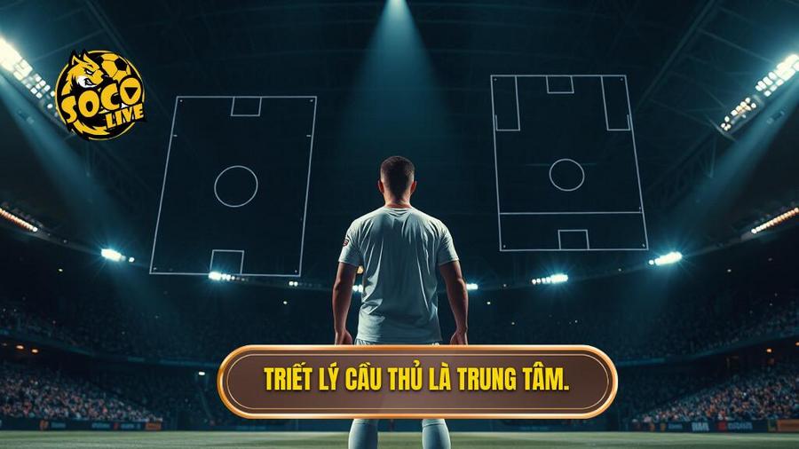 Triết lý cốt lõi: Cầu thủ là trung tâm, sơ đồ là phụ trợ
