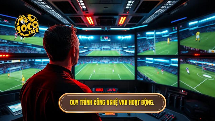 Quy trình công nghệ VAR trong bóng đá hoạt động thế nào?