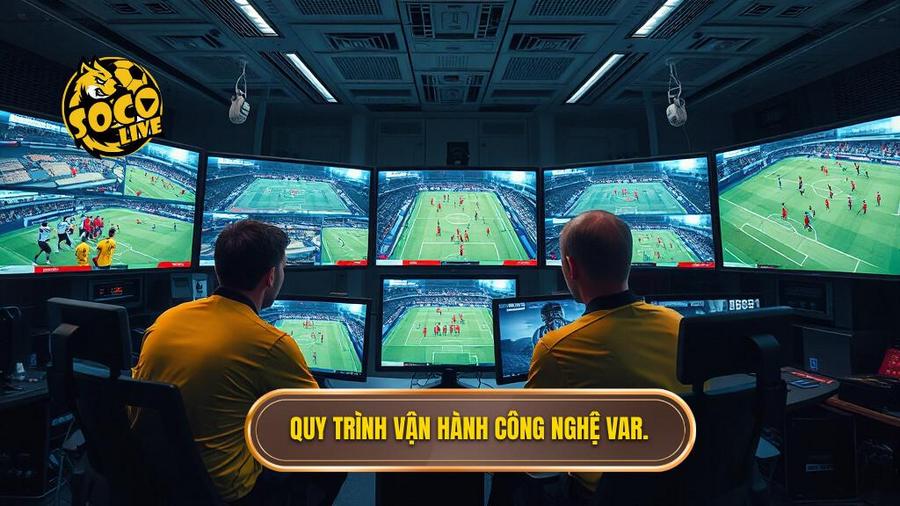 Quy trình vận hành: Công nghệ VAR trong bóng đá hoạt động thế nào?