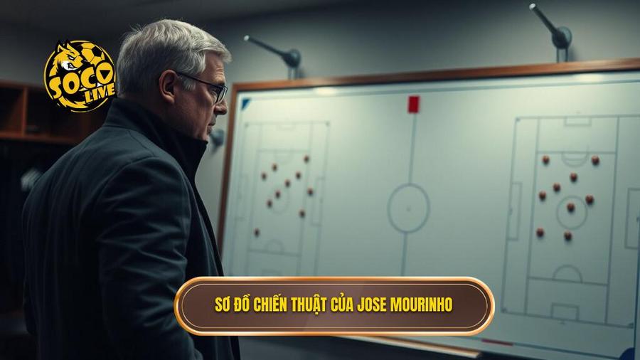 Các sơ đồ chiến thuật Jose Mourinho thường xuyên sử dụng