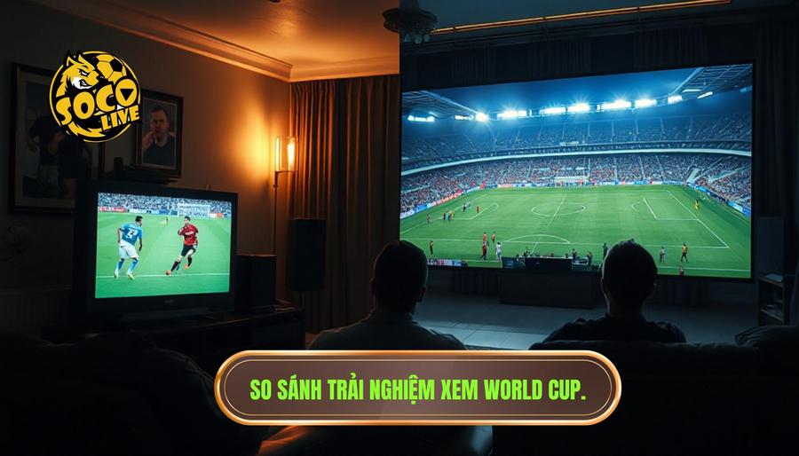 Bảng so sánh trải nghiệm xem World Cup